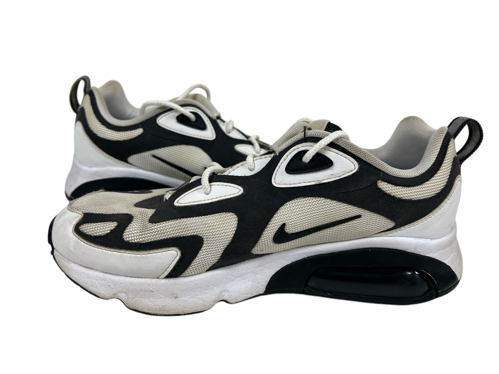SAOLA Nike Uomo Air Max 200 Taglia 8 Scarpe Classiche AQ2568 104 Sneaker Bianco Nero 13
