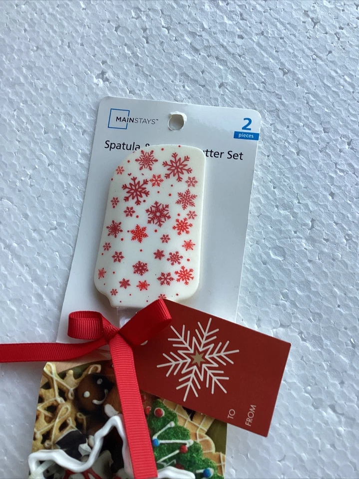 2pc Silicone Pointed Spatula And Cookie Cutter Set Christmas gift - Image 2 of 4