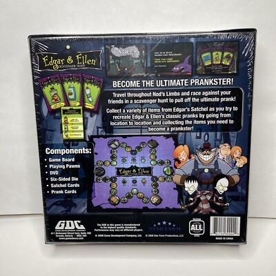 Edgar & Ellen Scavenger Hunt DVD Board Game, Become The