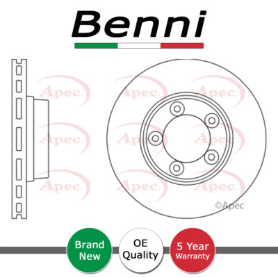 Brake Disc Front Benni Fits LDV Convoy 400 2.0 2.4 D 2.5 TD 3.5 #2 PBU2000
