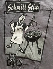 VTG 1987 Vision Street Wear Joe Lopes Model Paul Schmitt Stix T, Gray, Men’s XS