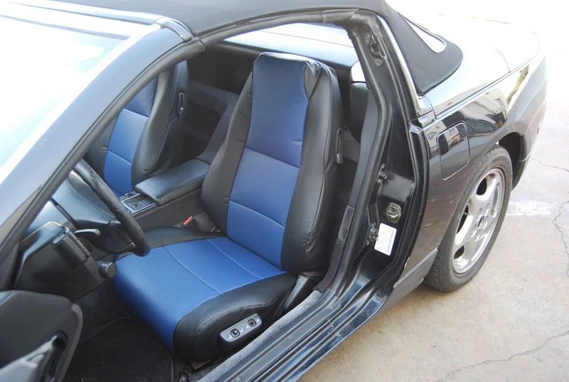 FUNDA ASIENTO IGGEE S. CUERO AJUSTE PERSONALIZADO PARA NISSAN 200SX 1995-1998 Foto 2 de 3