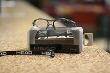 HEAD Racquetball Eye Wear Protection RAVE with Clear Lens Blue Frame