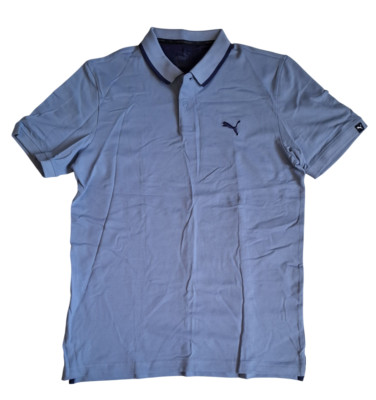 Puma Regula Fit Herren Polo Shirt Blau / Hellblau