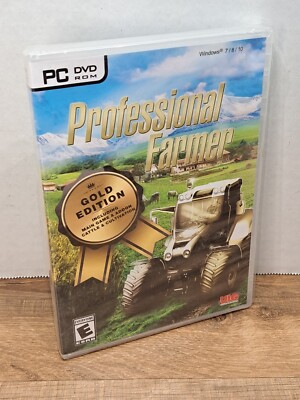 Professional Farmer PC DVD 2019 Gold Edition Game  Main Game + Add-on Cattle
