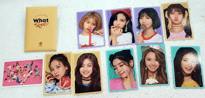 TWICE Official Photocard Set What is Love? B ver. Nayeon Tzuyu