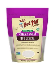 Bob's Red Mill Organic Creamy White Wheat Farina Hot Cereal 24 Oz