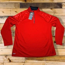 Free Country Mens XL 1/4 Zip Long Sleeve Pullover Bicycle Gym Uniform