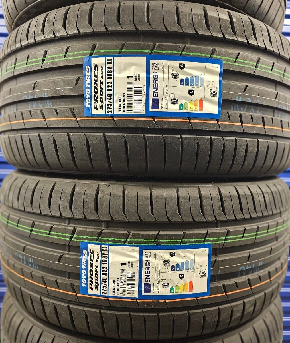 2X NEW TOYO PROXES SPORT 275/40 ZR22 XL 108Y 275 40 22 SUV TYRES