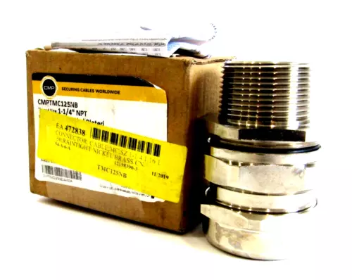 NEW APPLETON-CMP PRODUCTS TMC125NB CONNECTOR CABLE  1-1/4" NPT