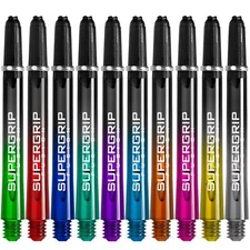 3 New Sets Harrows SuperGrip Fusion X Medium Dart Shafts - Ships w/ Tracking