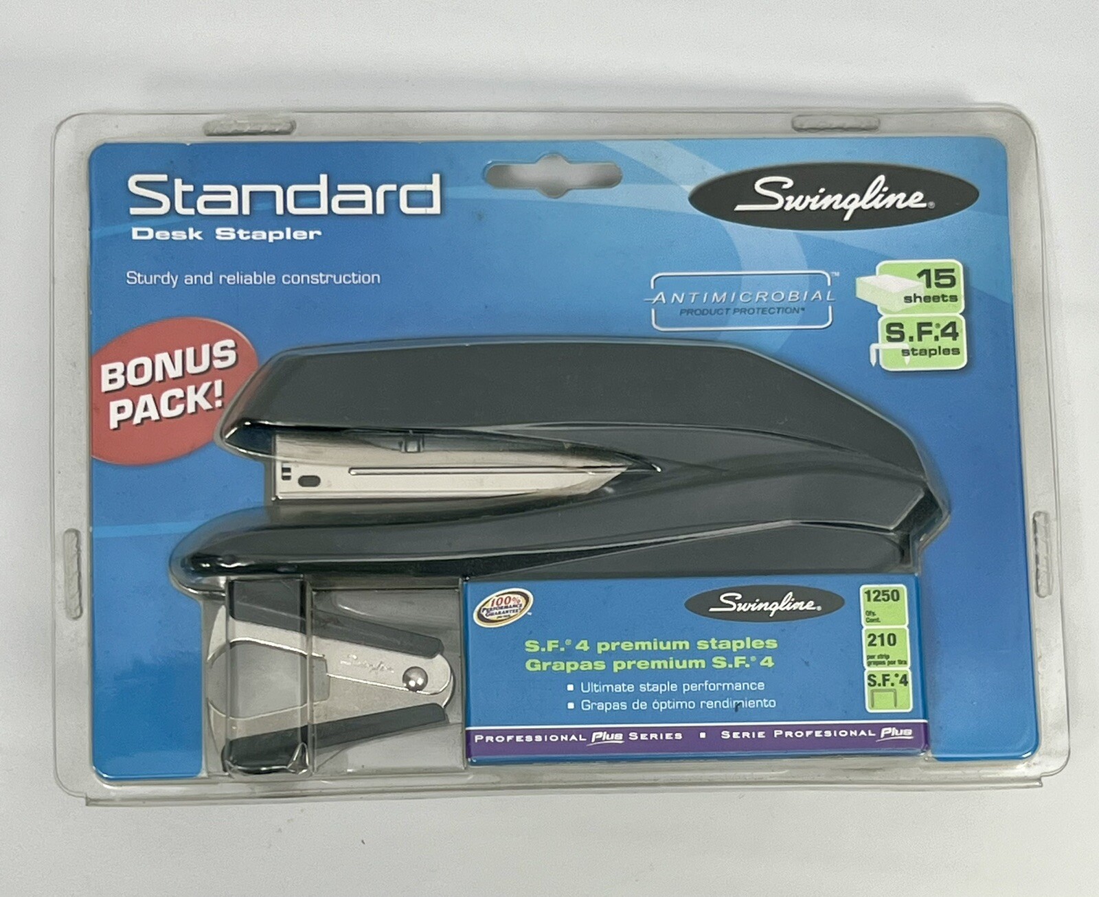 Swingline Desktop Stapler 3-in-1 Set Bonus Pack w/1250 Premium S.F. 4 Staples-image