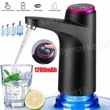 Water Bottle Switch Pump Electric Automatic Universal Jug Dispenser 5 Gallon USB