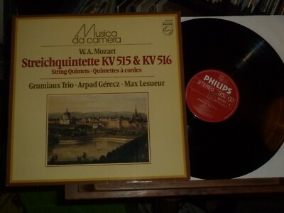 1974 Red Mozart Arthur Grumiaux Trio Arpad Gérecz Max Lesueur String quintet NM