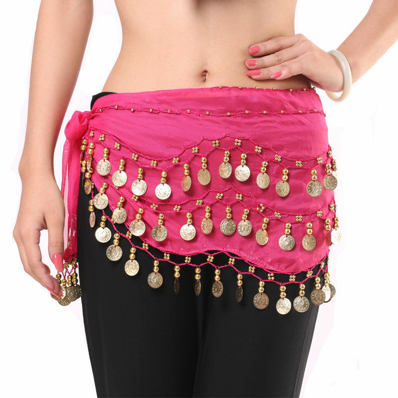 BELLY DANCE DANCING Silver COIN BELT WRAP HIP SCARF SKIRT WHOLESALE Lots PRICE E - Foto 9