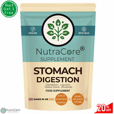 STOMACH&DIGESTION Capsules 5000mg(Dandelion,Liquoric,Yellow Dock,Rhubrab)-90Caps
