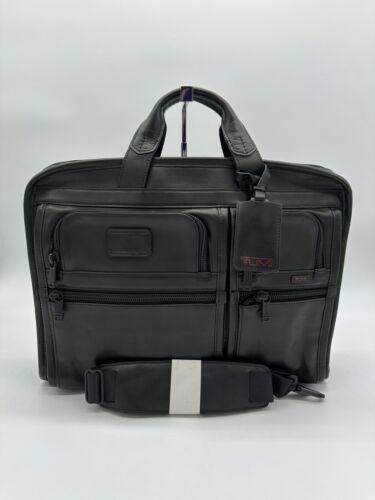 Tumi Glove Leather Compact Large Screen Computer Briefcase