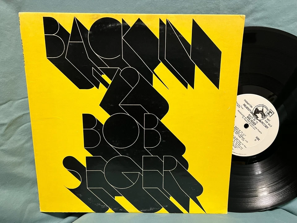 Bob Seger  "Back in '72"   WHITE LABEL PROMOTIONAL     1973    Palladium Label - Image 2 of 4
