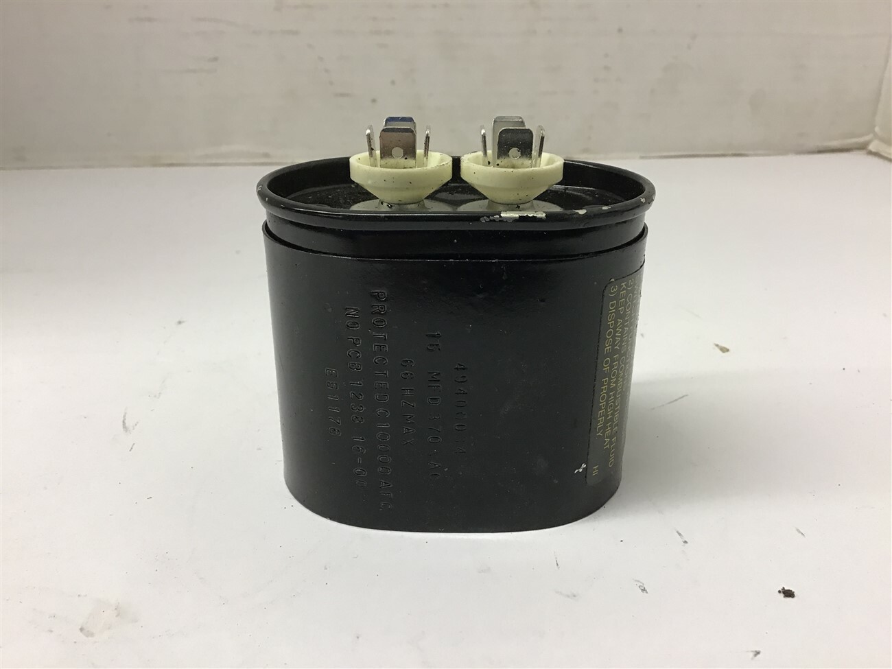 E51176 15 MFD 370 Vac 49400034 Capacitor | eBay