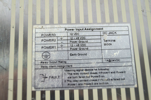 EtherWAN EX61800A00B EX61800A Industrial Managed Switch 12-48VDC WORKING E163 - Picture 7 of 8