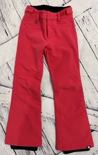NWOT ROXY GIRL BACKYARD SKI SNOWBOARD INSULATED SNOW PANTS PINK FUSCHIA M 10