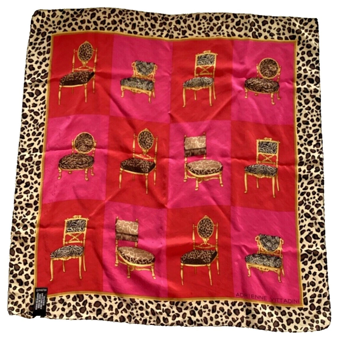 Adrienne Vittadini Silk Animal Print Scarves & Wraps for Women