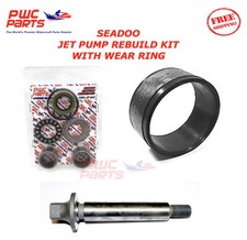 SeaDoo Jet Pump Rebuild Kit Wear Ring Impeller Shaft  SP SPI XP SPX GTX 720