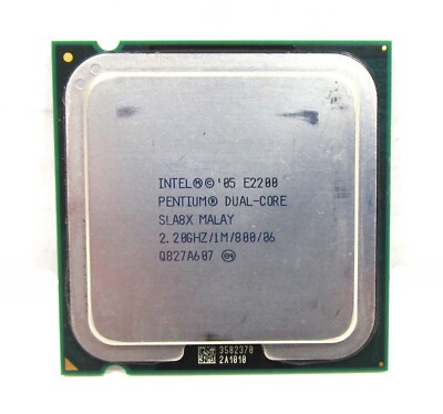 INTEL Pentium Dual Core E2200 Processor @ 2.20GHz 4MB 800MHz LGA775 SLA8X