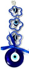 Evil eye Nazar wall hanging,Glass wall hanging,Wall decor,Home protection charm