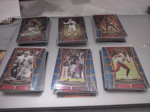 2023 Panini Select Draft Picks Football Cards Blue Base - You Pick Your Player