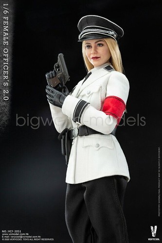 1/6 Scale VCF2051 VERYCOOL Female figure Officer 2.0 White Uniform Soldier Doll - Picture 3 of 11