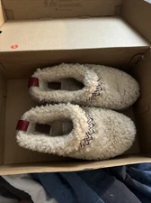 UGG Women's Tazz UGGbraid Platform Slippers Shoes Natural US 8/EUR 39 (1143976)