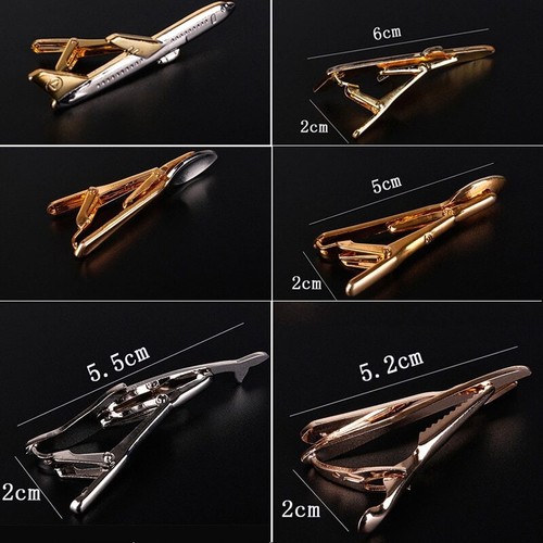 High Quality Men Novelty Metal Copper Tie Pins Clips Bars - Picture 34 of 154