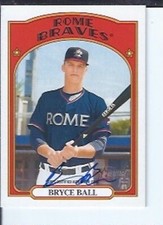 Bryce Ball  2021 Topps Heritage Minors Autograph