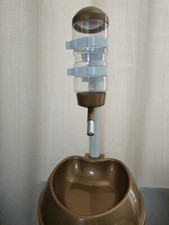 Gold animal water bottle and holder,bnip,new gift 2 ur pet/dog/rabbit