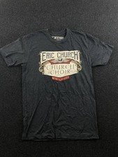 Eric Church Shirt Mens Small Gray Church Choir MMXVII Graphic Fan Country Tee
