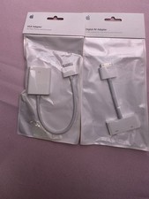 Mac AV Adapter IPad. IPhone. Ipod Touch .VGA Adapter .. Lot Of Two