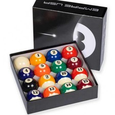 Billiard Economy Balls Set &ndash; 2.25&rdquo; Regulation Pool Balls, Premium Resin Billi...