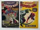 Spider-Man #'s 44 & 45 c1967 One-armed Spidey vs the Lizard