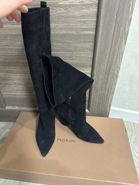 Women Carlo Pazolini Boots Black Suede 39 #10WC