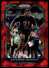 New England Patriots 2020 Panini Prizm - Prizm Red Ice Anfernee Jennings