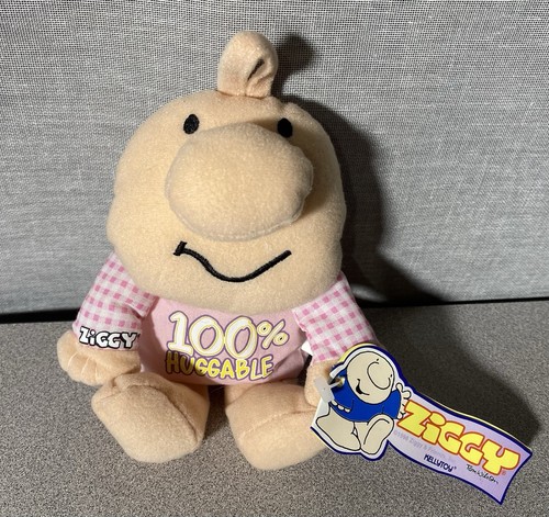 Vintage 1998 Kellytoy Ziggy 100 % Kuscheltier 8 Zoll Sitzsack Plüsch - NEU!!