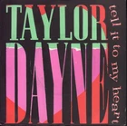Taylor Dayne Tell It To My Heart 7" vinyl UK Arista 1987 paper label design with