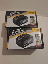 2 x Ferrex 40v 5.0Ah Battery Brand New For Ferrex Activ Energy Tools 