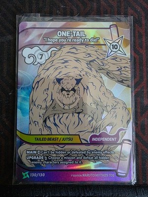 Naruto Mythos TCG - First Edition - Holo Rare - 130 One-Tail