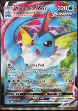 Vaporeon VMAX Ultra Rara SWSH07: Evolving Skies #030/203 [Quasi Nuova] Pokemon TCG