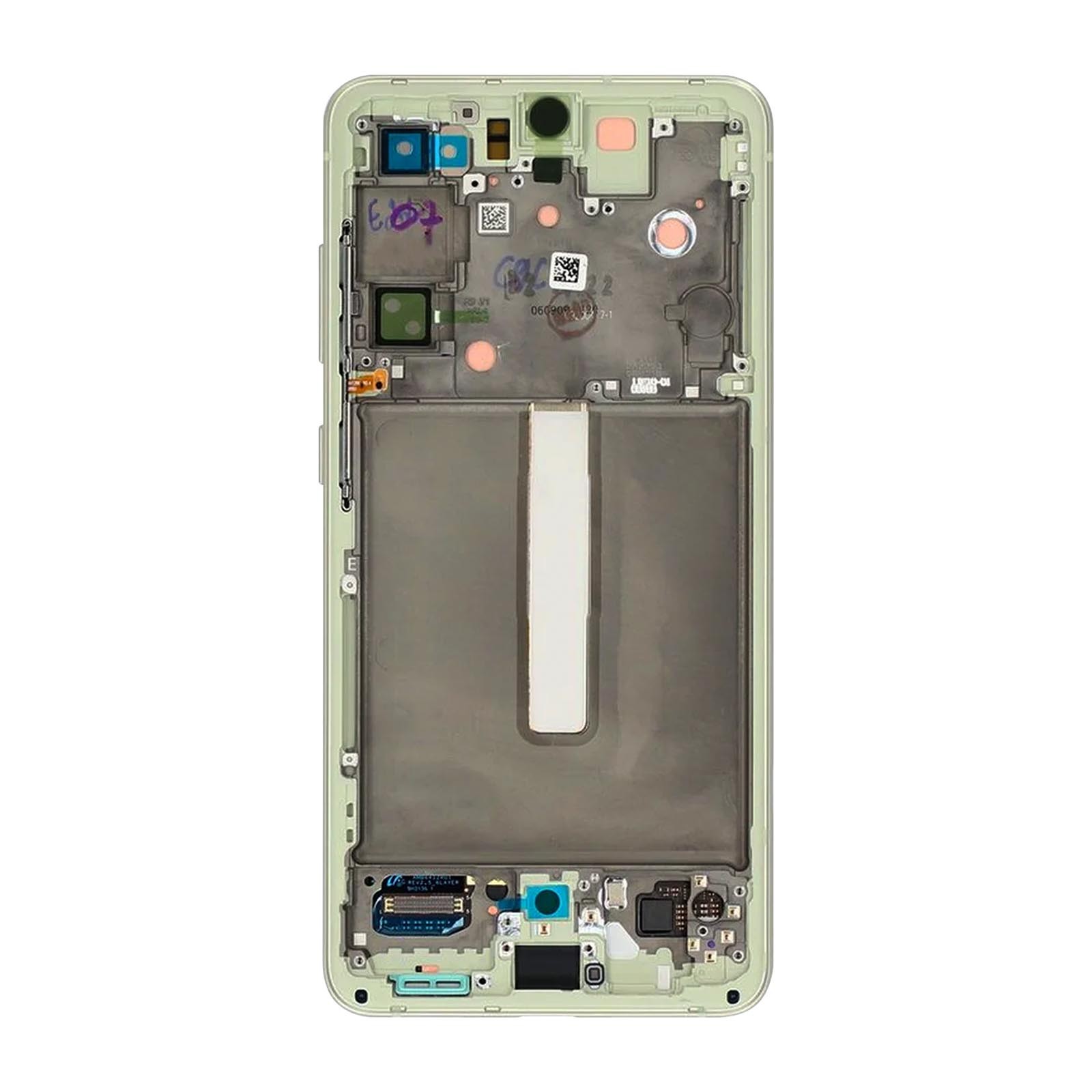Écran LCD et vitre tactile pour Galaxy S21 FE couleur olive
