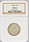 1948-D Washington Quarter MS66 NGC Graded Coin 5837 MS 66