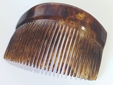 Vintage Antique Curved Tortoiseshell Hair Comb 4.75" - Celluloid