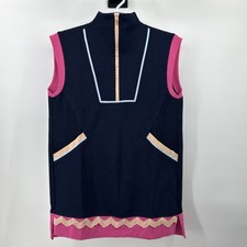 Simply Southern Dress Coverup Women’s  Large Navy Blue Casual Vacation NWT New
